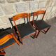 4 chaises de salle à manger style danoises
