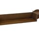 Vintage wooden wall shelve rack bookshelf in wood minimalist