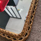 Ancien miroir en bois doré et verre biseauté
