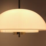 Suspension Mushroom de Glashütte Limburg en verre opale et laiton