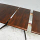1960’s mid century danish rosewood large dining table by edvard valentinsen