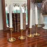 Set of vintage Scandinavian candlesticks