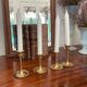 Set of vintage Scandinavian candlesticks