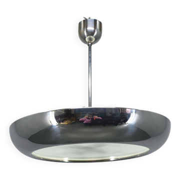 Bauhaus UFO Pendant Lamp by Josef Hurka for Napako, 1930s