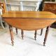 Table 6 feet Louis Philippe with 3 walnut extensions of the 19th siecle