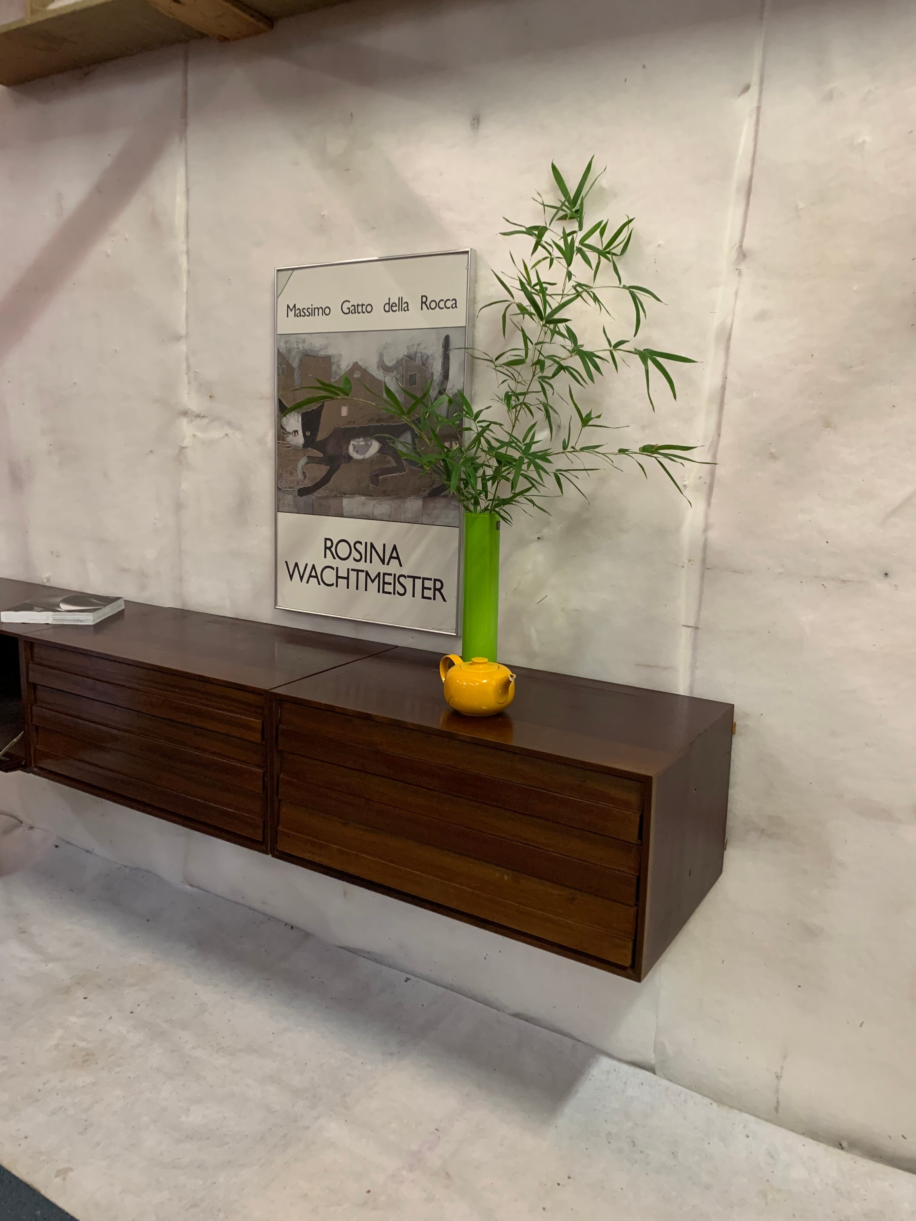 Wall sideboard palissander 1965