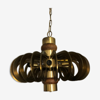 70s gold metal suspension