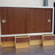 1970 plastic medicine cabinet 3 tones flair style