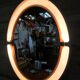 Oval mirror design allibert year 70