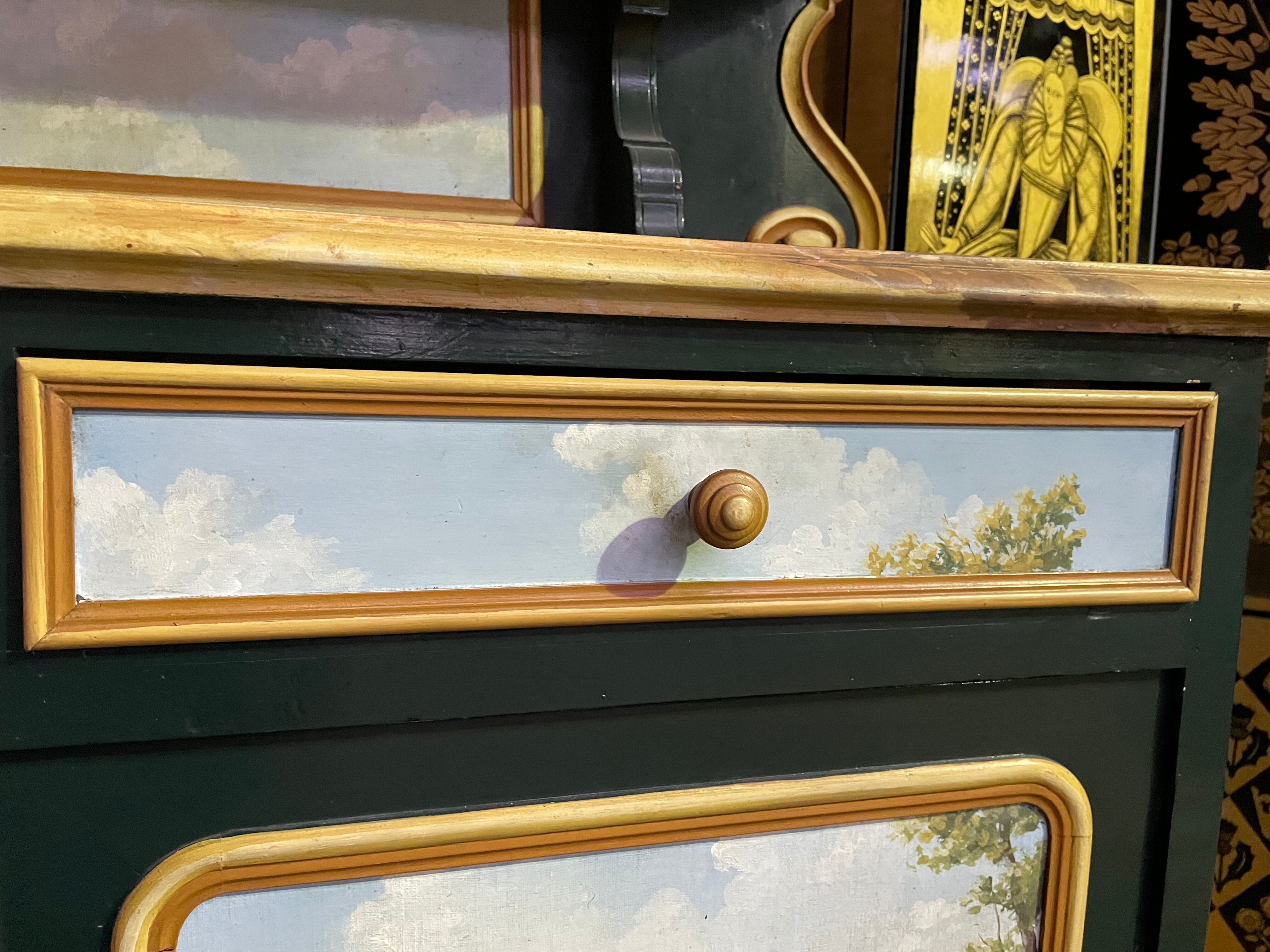 Buffet Saint-Hubert painted