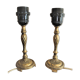 Pair of vintage brass lamp legs