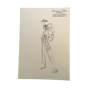 Christian Dior, illustration de mode de presse collection printemps - été 1978