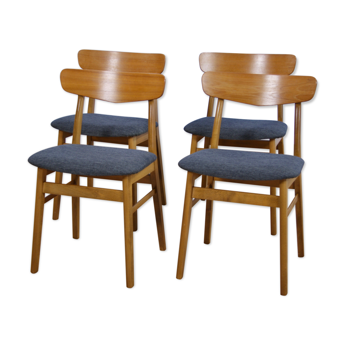 Set of 4 Danish dining chairs in teak by Farstrup Møbler, 1960s