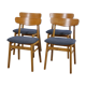 Set of 4 Danish dining chairs in teak by Farstrup Møbler, 1960s