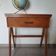 Bureau console vintage pieds compas