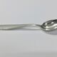 12 art deco mocha spoons made of silver metal