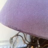 Table lamp crystal grapevines