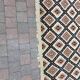 Scandinavian wool rug from the 60s/70s