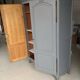 Old wardrobe 2 doors shelves and wardrobe riskoff production