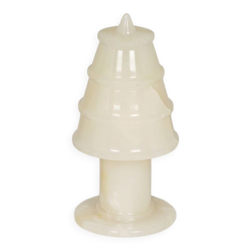 Small modernist night light in onyx circa 1950
