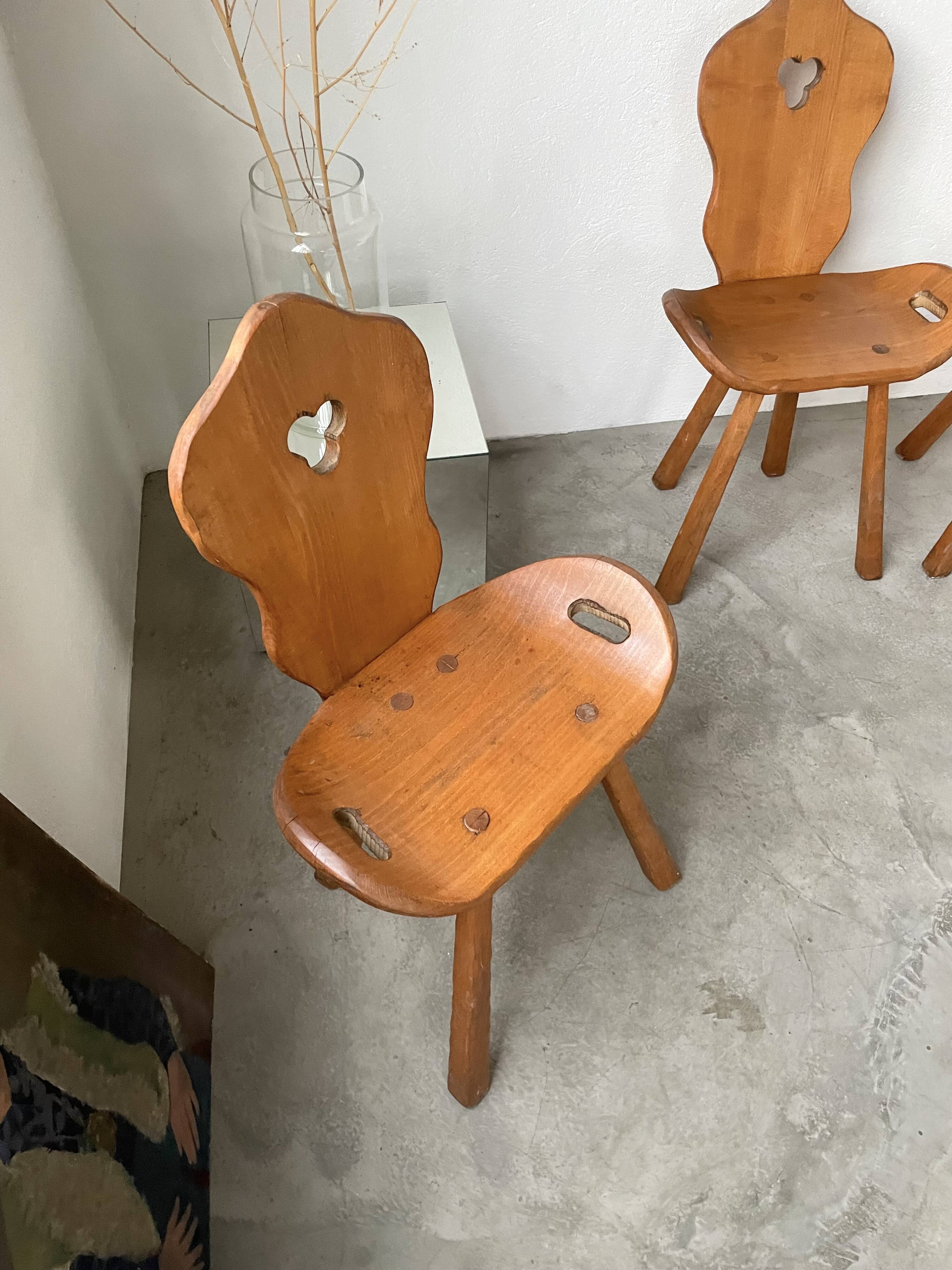 Oak mountain chalet chairs