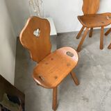 Oak mountain chalet chairs