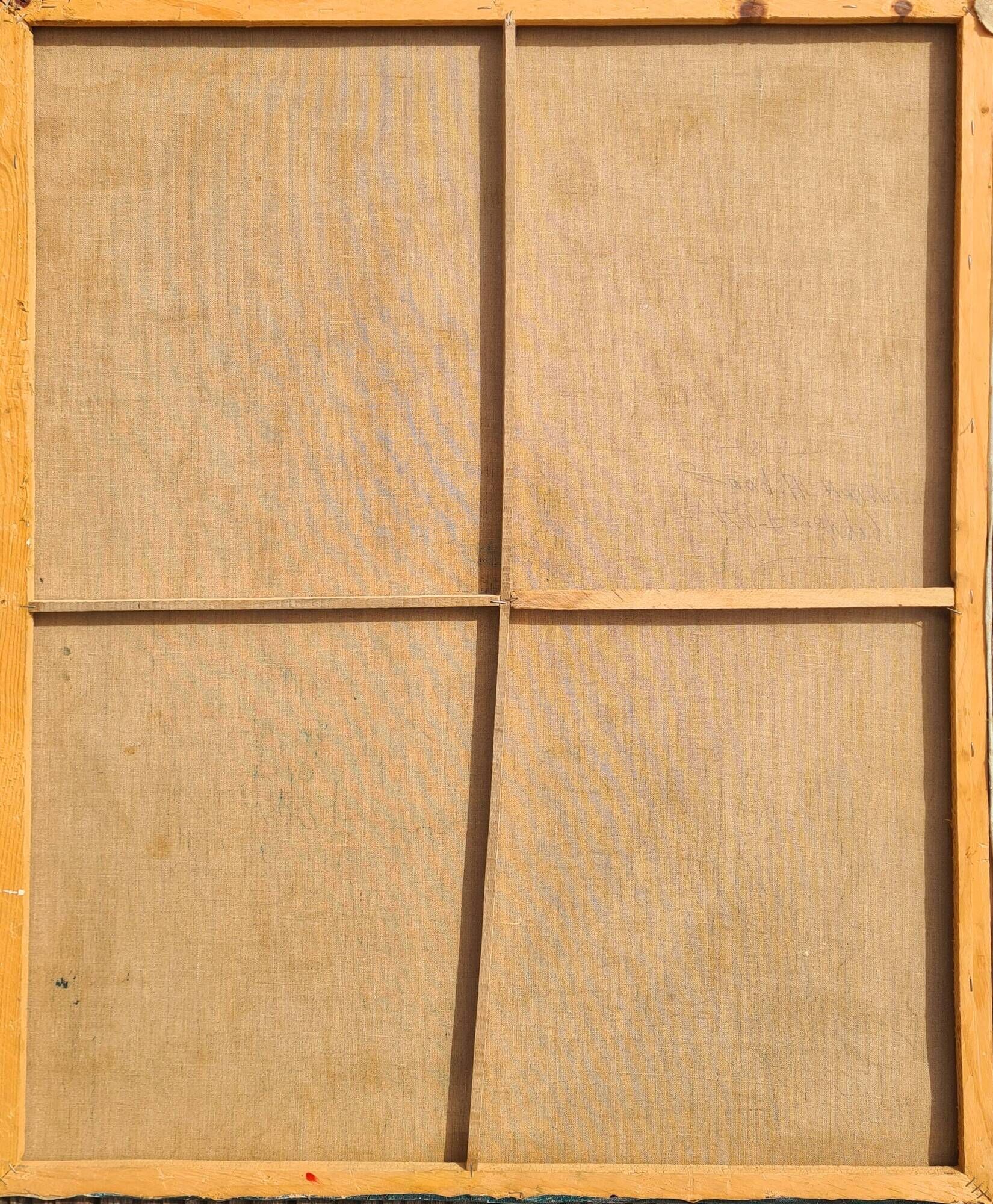 Abstract Table Arabic Calligraphy – Mixed Media 2006 – Saad Alhaj Has