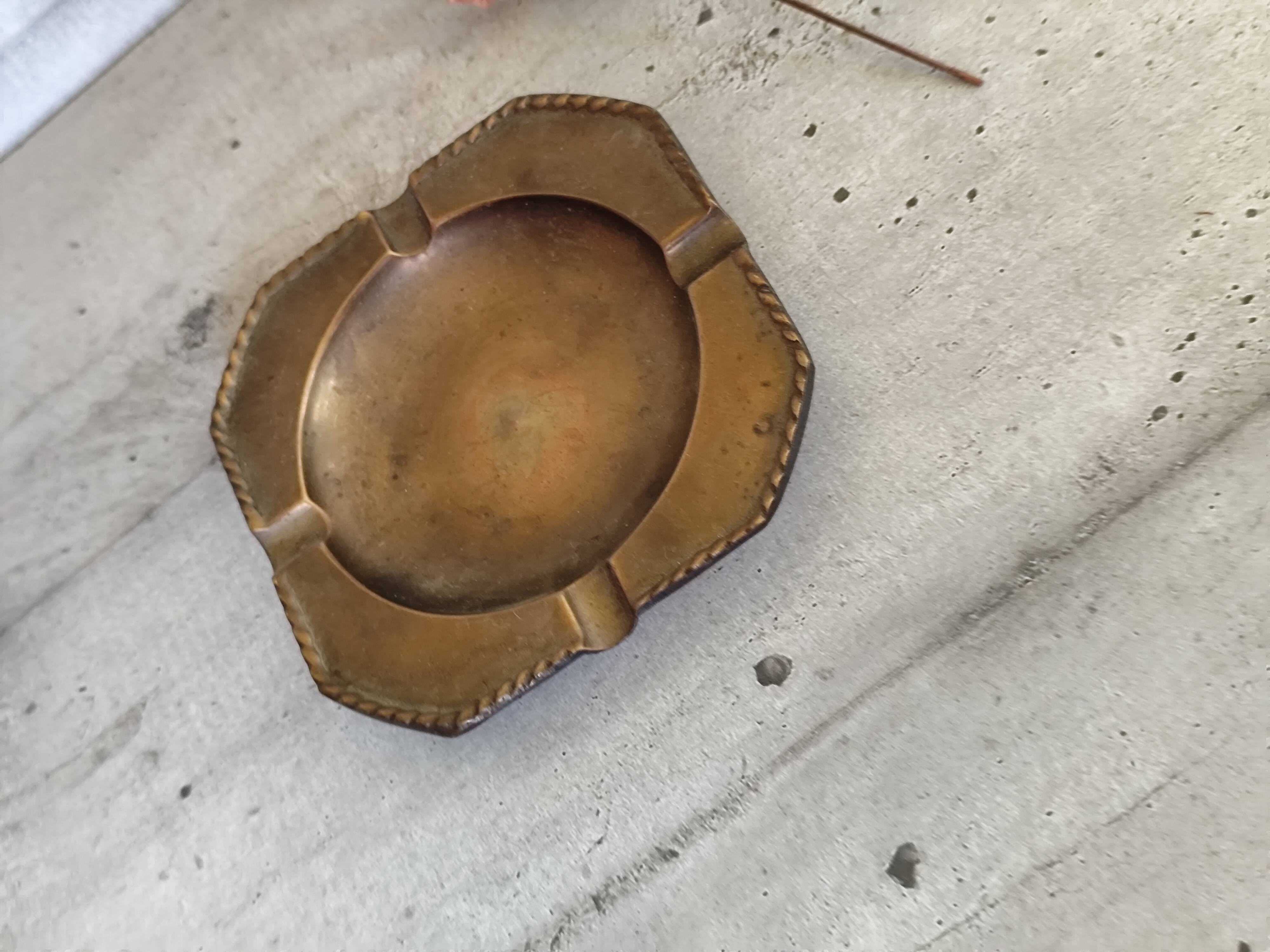 Brass ashtray