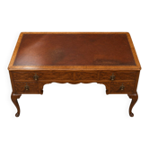 Chippendale desk in elm burl.