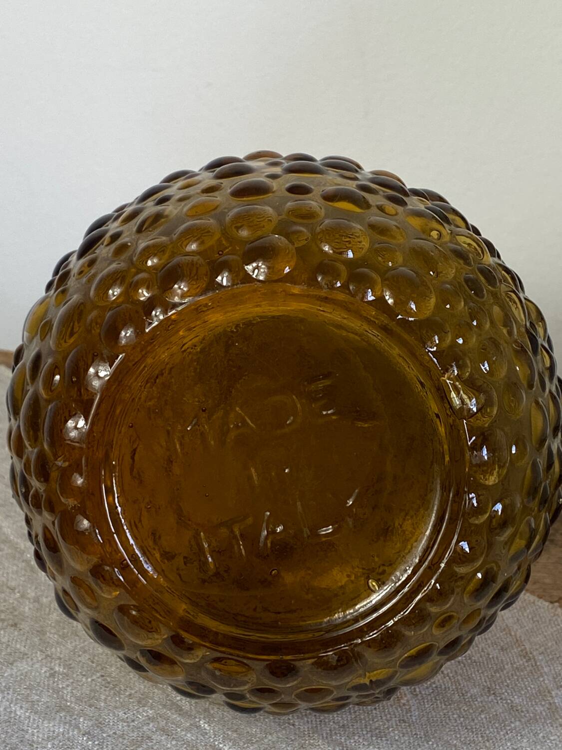 Empoli glass bottle