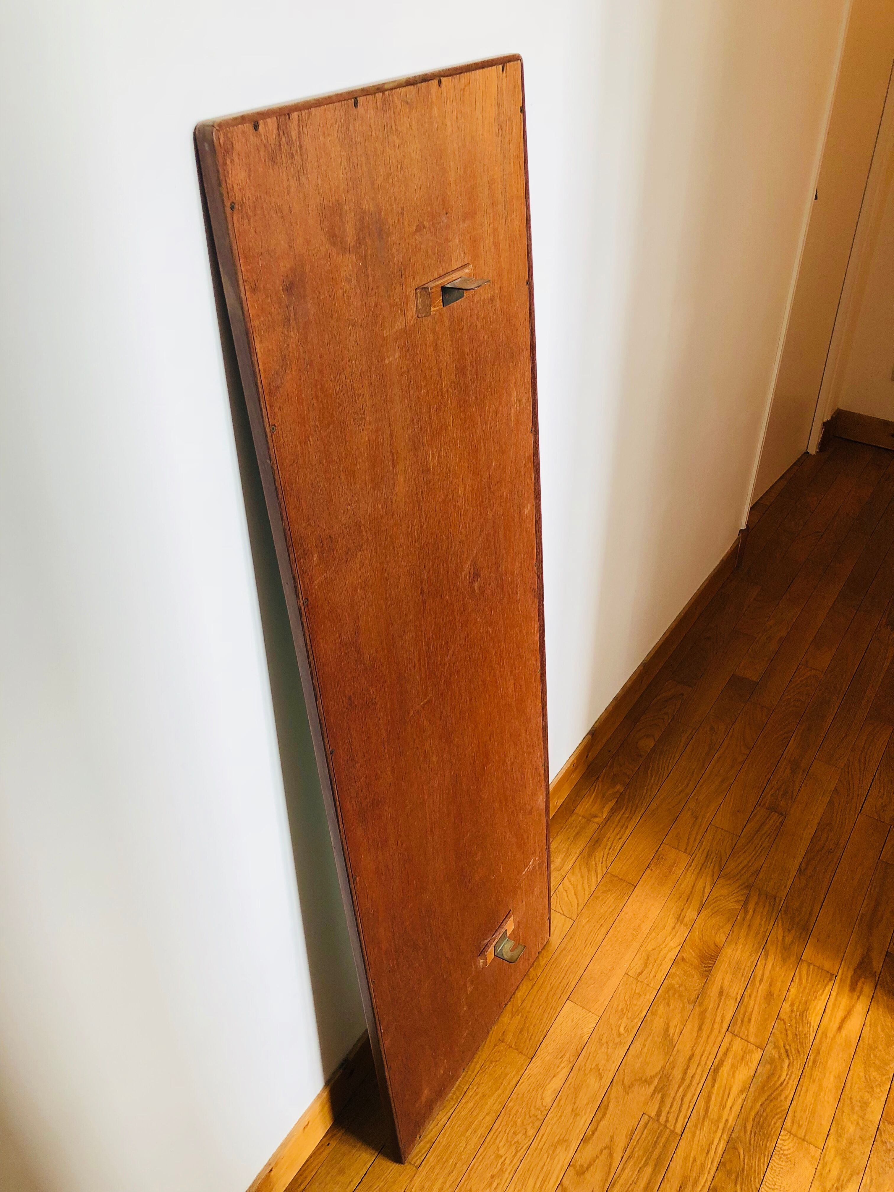 Scandinavian teak mirror 1960 - 139 cm x 46 cm