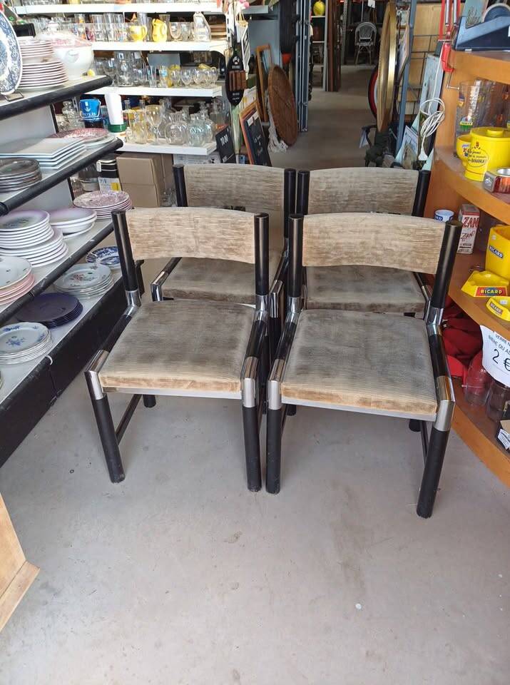 4 Vintage 70s Chairs