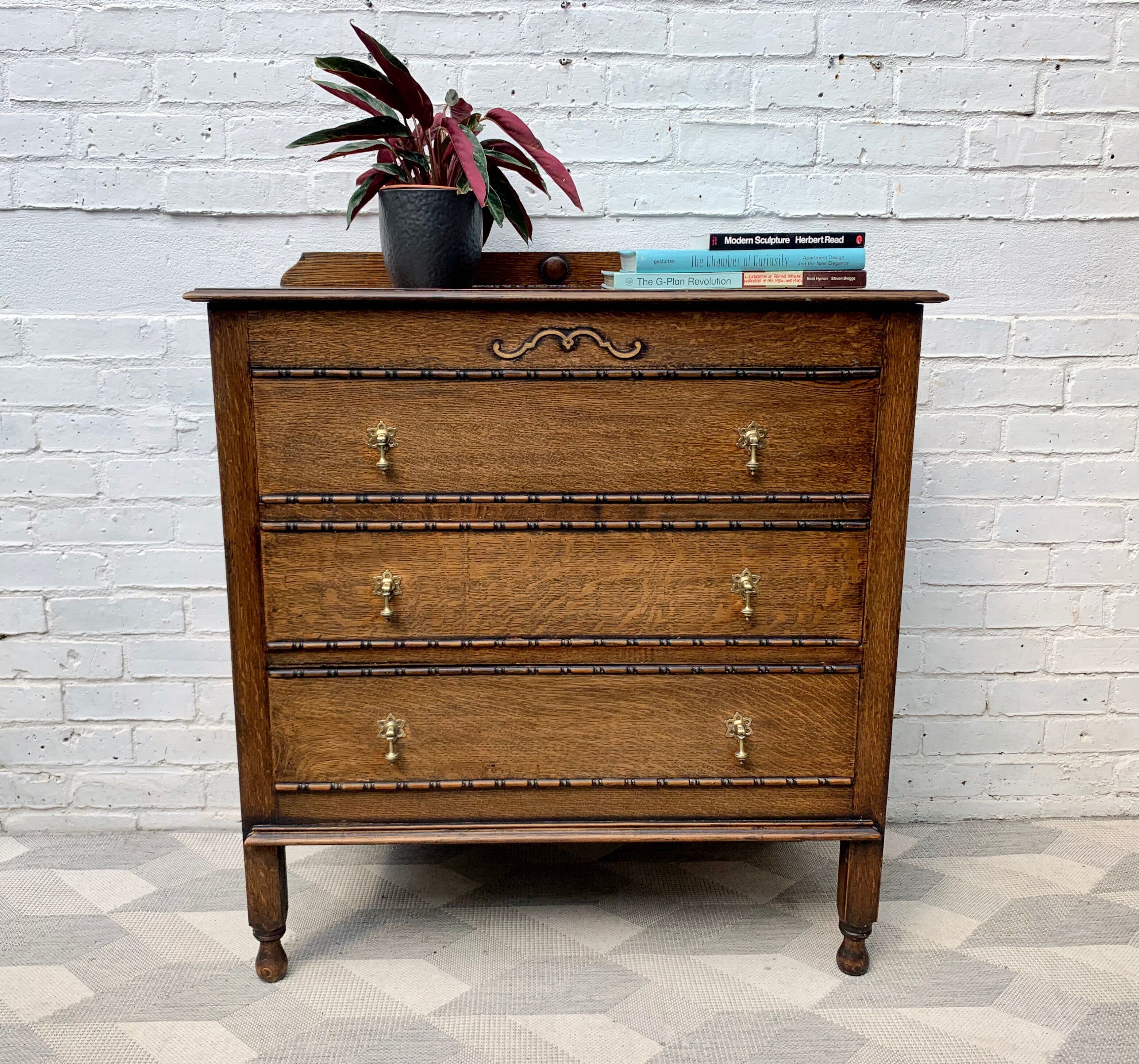 Vintage Chest of Bedroom Drawers #D457