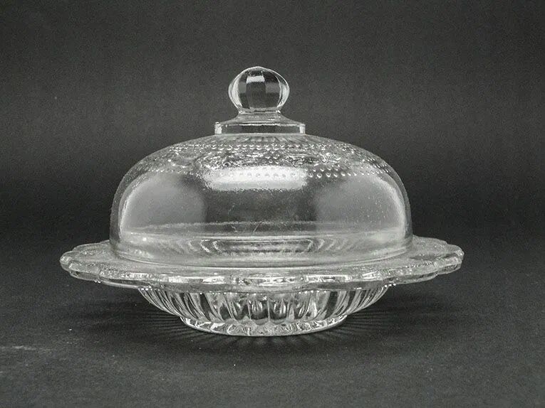 A6M Huta Krosno butter dish - canon no. cat 155