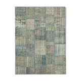 Handmade turkish overdyed 175 cm x 242 cm