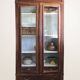 Display cabinet, dresser, antique wooden bookshelf.