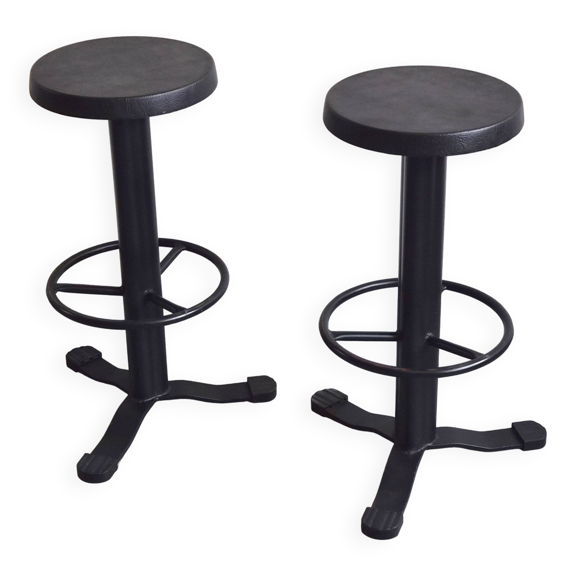 Pair of vintage stools 1980