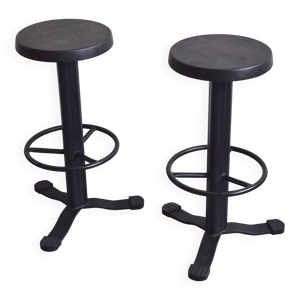 Paire de tabourets vintage