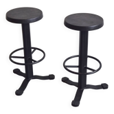 Pair of vintage stools 1980