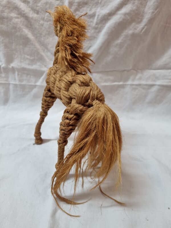 Cheval corde tressée de Kay Bojesen et Jorgen Bloch, 1960