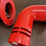 Pair of vintage Nordisk solar pipeline wall lights by Ole Plaess Jorgensen