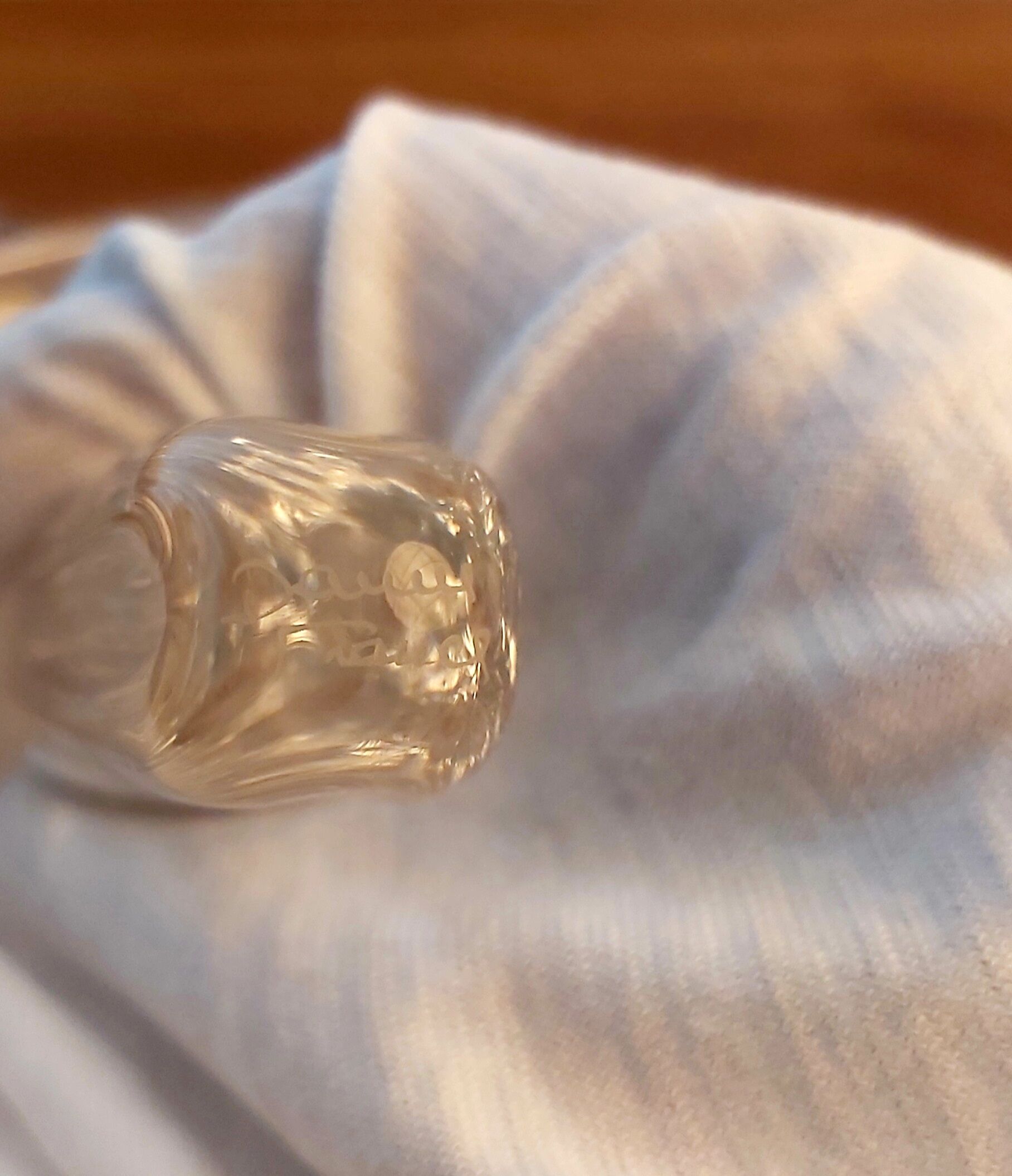 Box 6 crystal knife holders Daum 1960