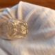 Box 6 crystal knife holders Daum 1960