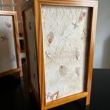 pair of dried flower lamps 1970