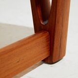 Restored teak coffee table (MK10666)