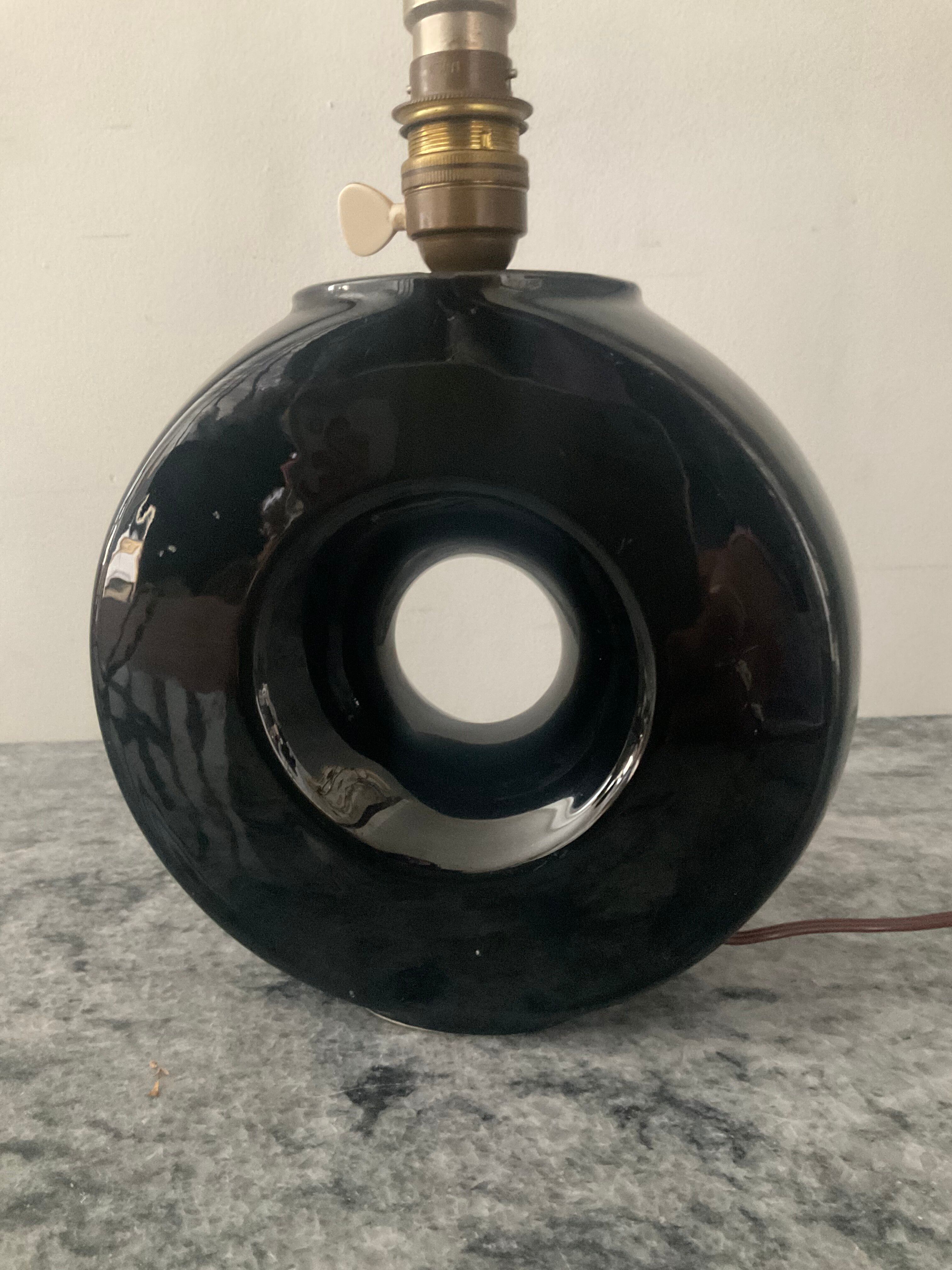 Vintage 1960s ceramic lamp base