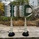 Pair of Antique Murano Lamps