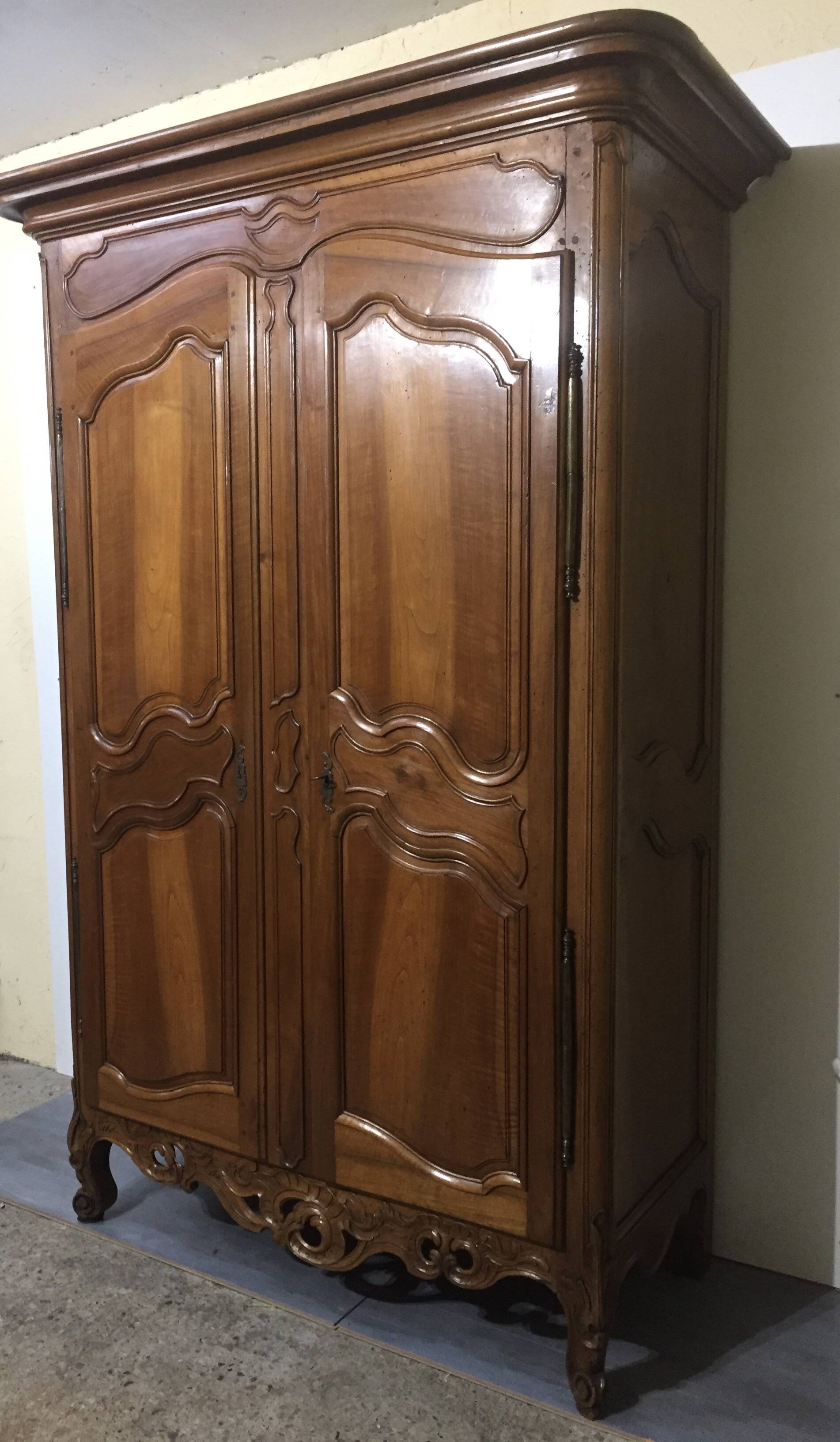 19th century openwork Provençal wardrobe