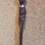 Set of 3 cutlery made of raw exotic wood from Kenya