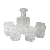 Set verres et carafe à whisky vintage